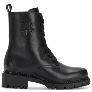 New DKNY Rommily Lace-Up Combat Boot Sz 8.5